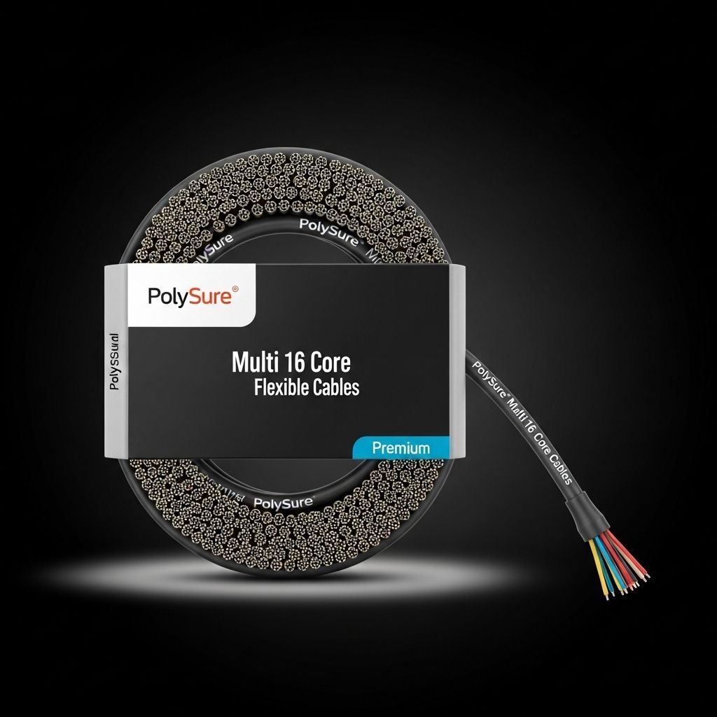 10 Core Round Flexible Cables